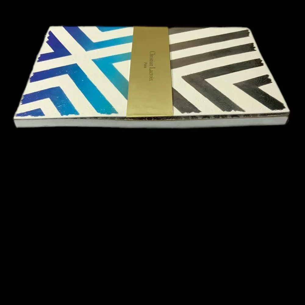 New! Christian Lacroix Sol Y Sombra Sunrise Blue‎ Embossed Paseo Notebook 128pgs
